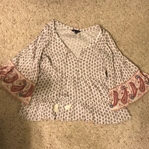 Patterned American Eagle Shirt